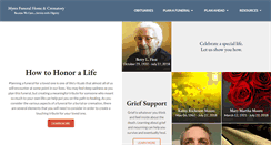 Desktop Screenshot of myersfuneralhomewv.com